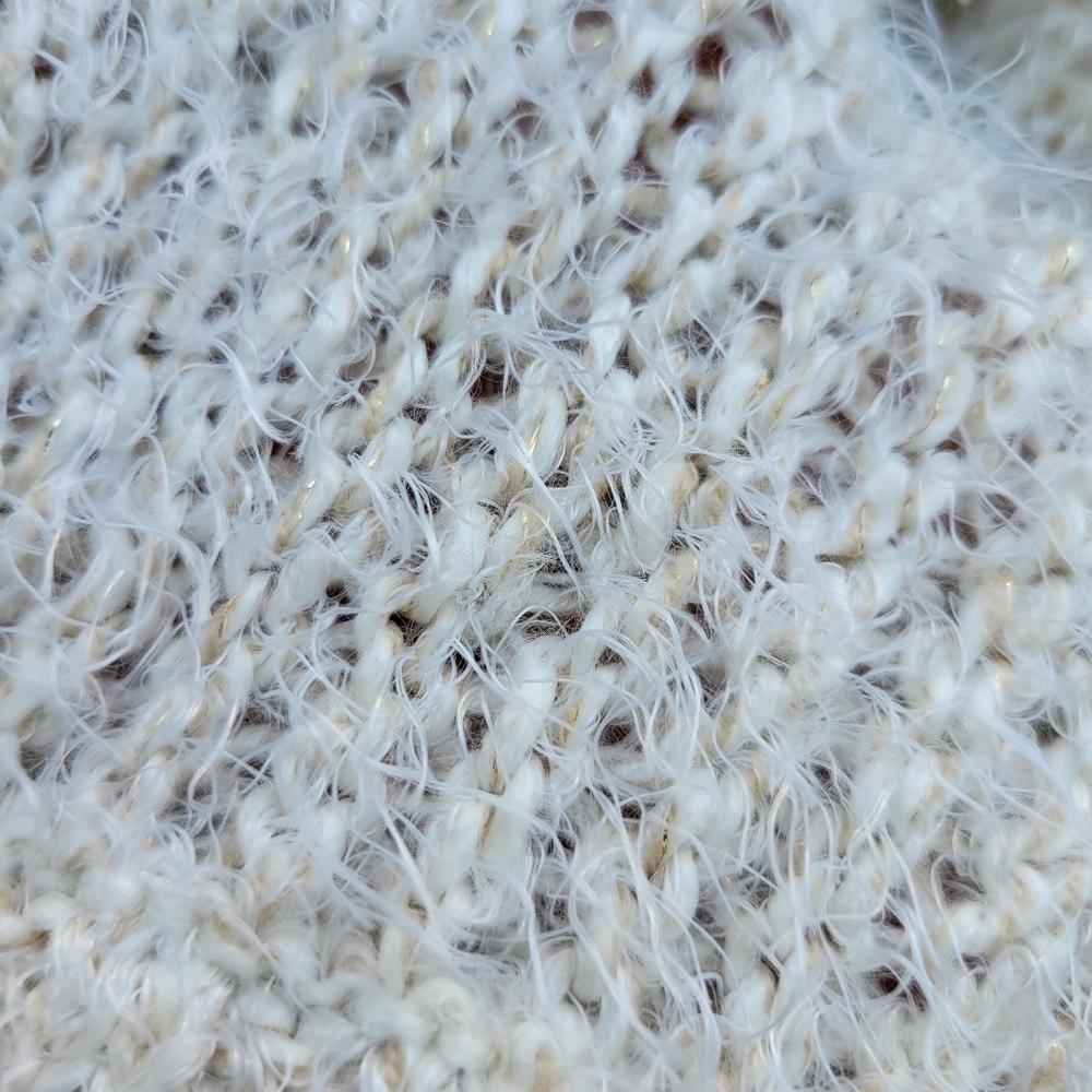 Style & Co. Cream Textured Open-Front Sweater - Picture 9 of 10